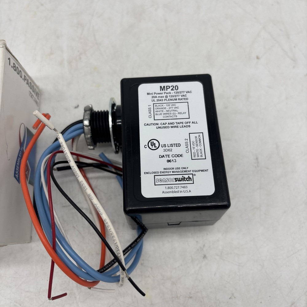 Sensor Switch Lighting Mini Power Pack MP20 120v 277v