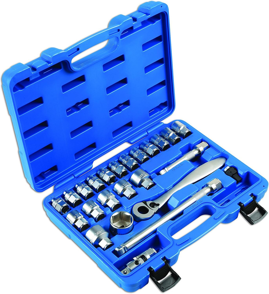 Low Profile 24Pc Dual Drive 1/2" Socket Set - Model 7103