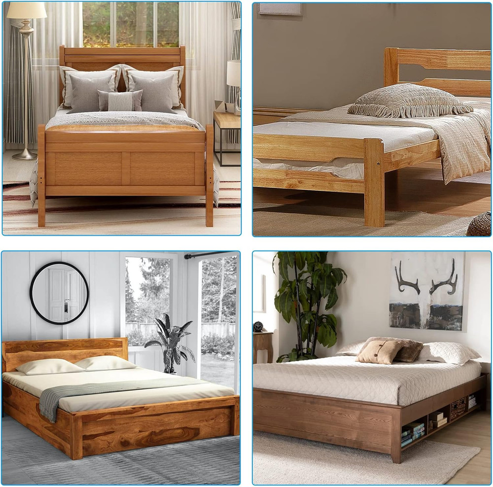 2 Pcs Frame Post Double Hook Bracket, Heavy Duty Hardware Plate Attachment Bra