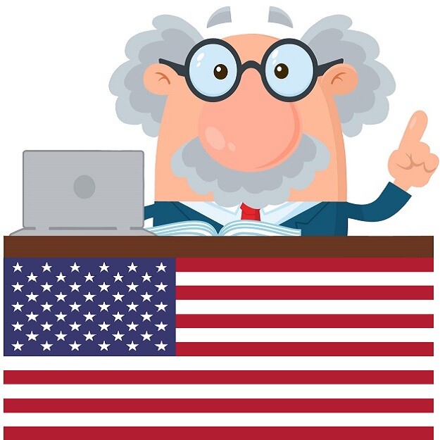 30 Custom American Professor Personalized Address Labels
