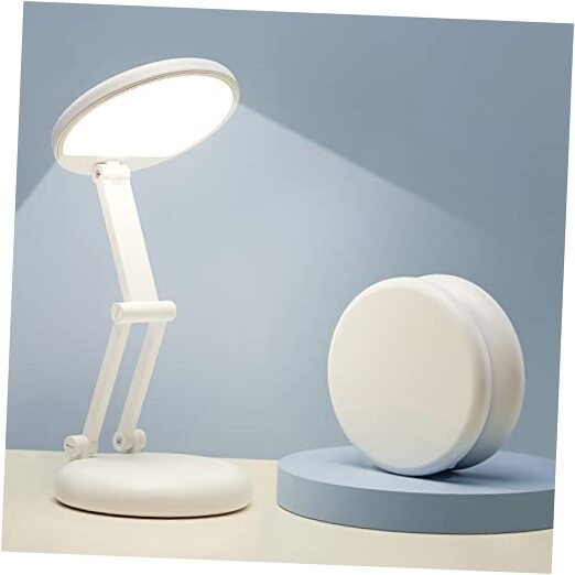 Desk Lamp,Dimmable Battery Powered Lights,3600mAh Rechargeable Wireless White