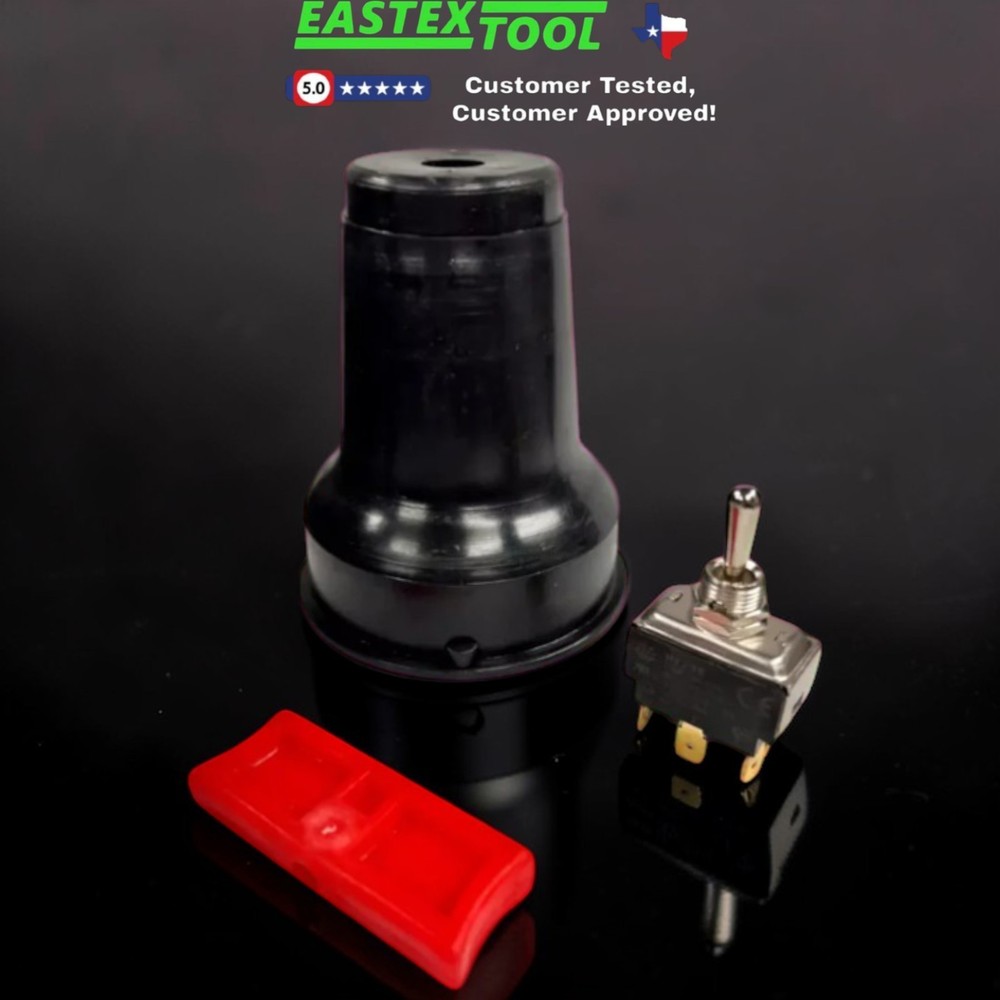 SWITCH KIT FOR RIDGID 700 PIPE THREADER TOGGLE SWITCH, SWITCH LINER, & BUTTON