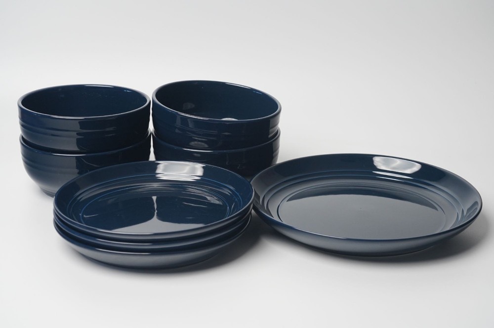Threshold Westfield Navy Blue Dinner/Salad Plate, Soup/Cereal Bowl *SELECT*