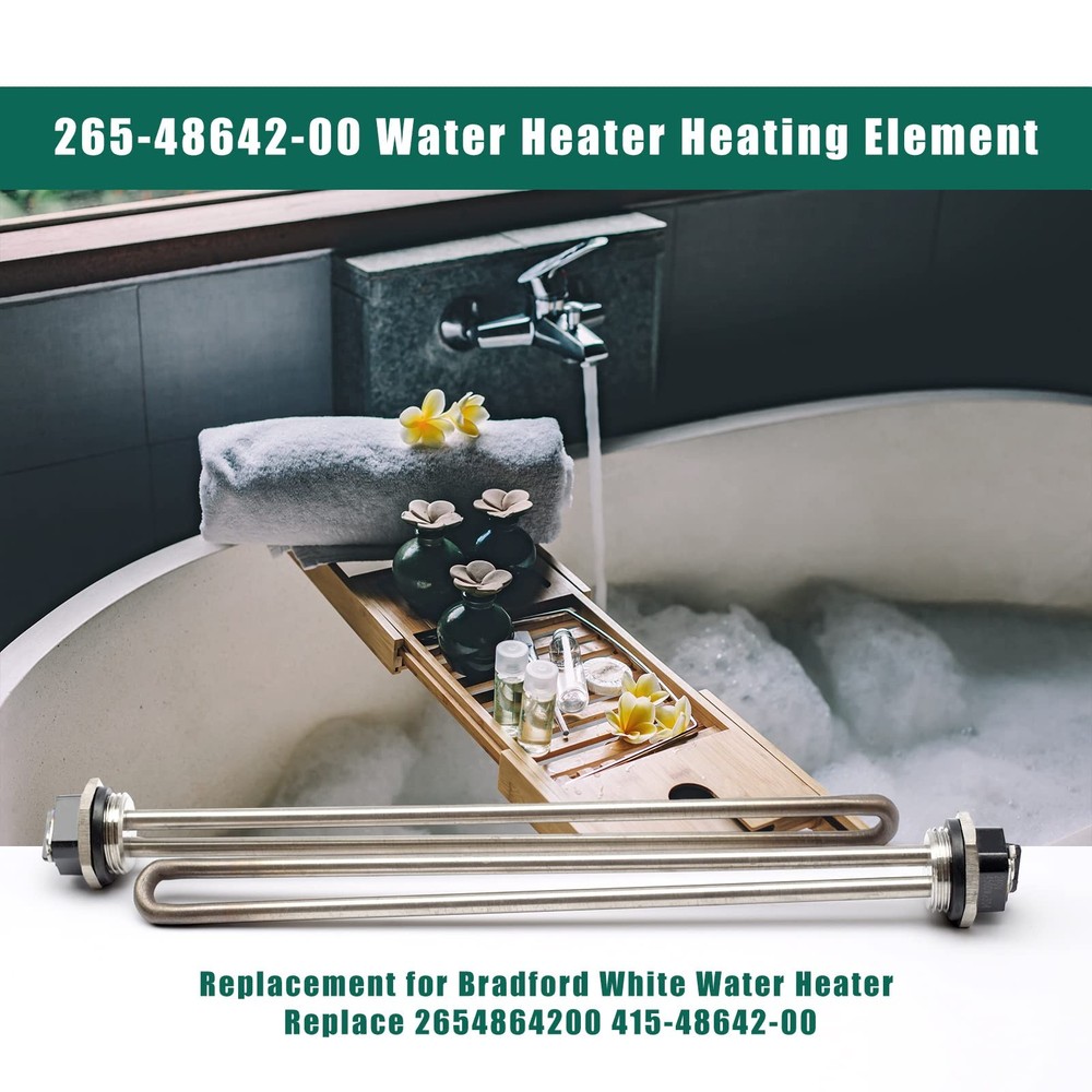 265-48642-00 Water Heater Heating Element Replacement for Bradford White Wate...