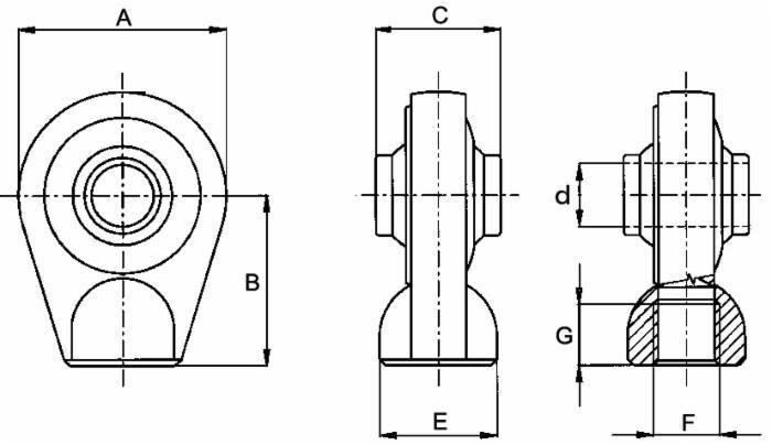 Category 2 Top Link Ball End - Threaded