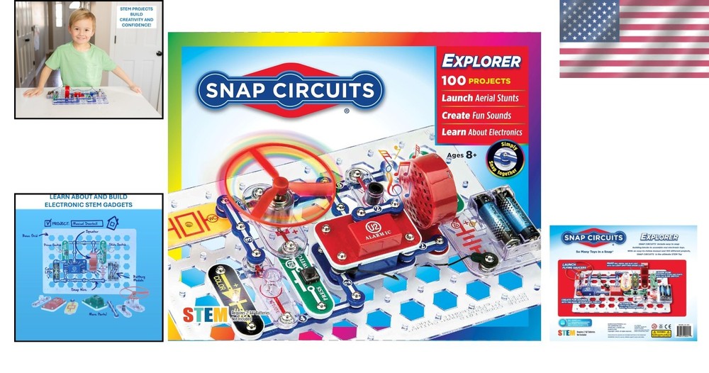 Fun STEM Toy for Kids 8+: Electronics Exploration