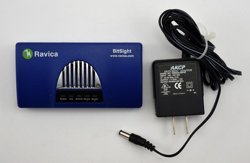 Ravica BitSight SNMP/Web Remote Device Monitor w/ AC Adapter