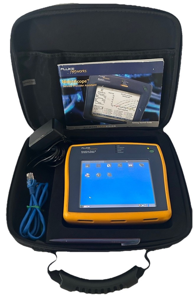 Fluke Networks EtherScope Series II Network Assistant-Case,Battery & Accessories