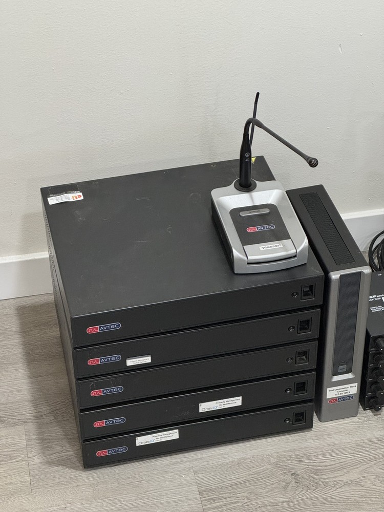 41Pcs Avtec Scout Audio Dispatch Console System