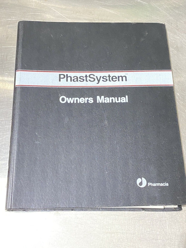 Pharmacia Phast System Electrophoretic Syst - Users Guide / Instruction / Manual