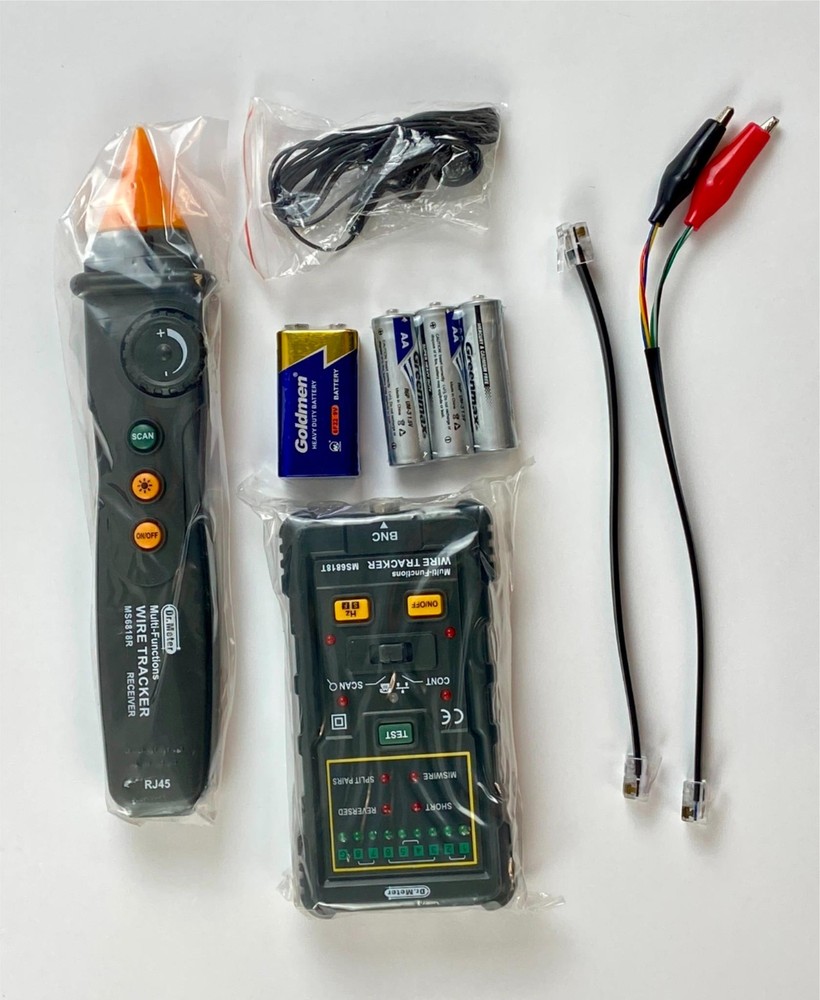 Dr. Meter Multi-Function Network Cable Tester MS6818/ BNC Connector Set of 3