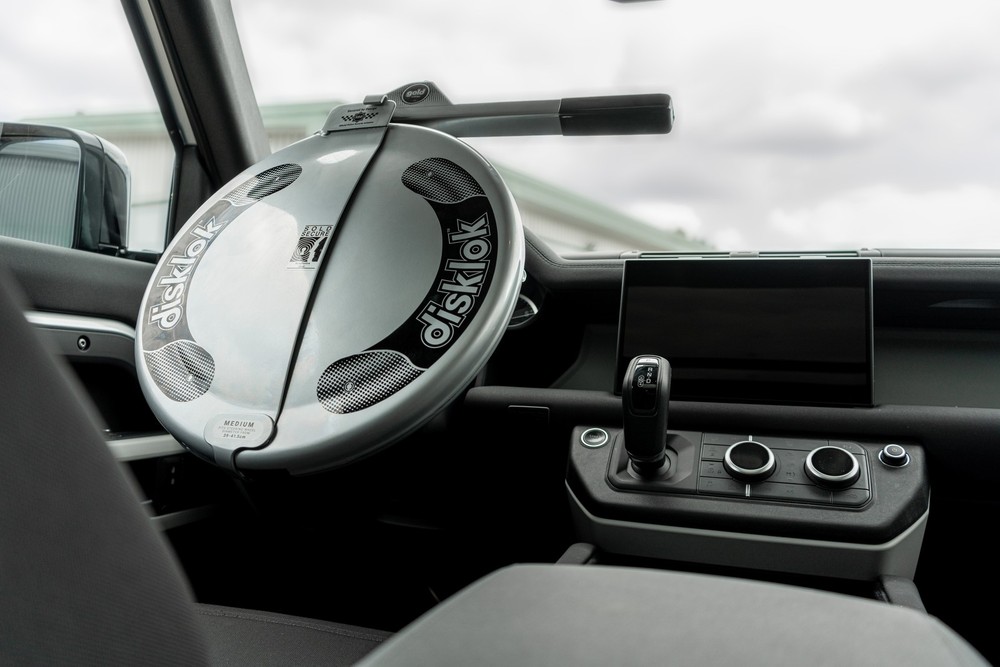 Disklok Security Device - Steering Wheel Lock - Silver - Thatcham Approved