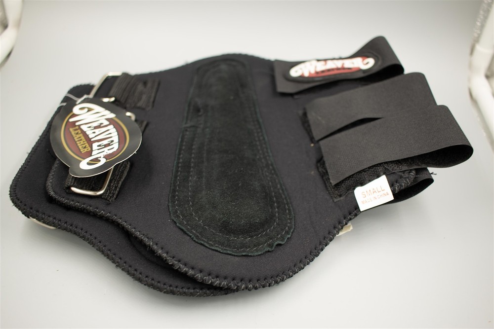 Weaver Leather Small Black Splint Boots