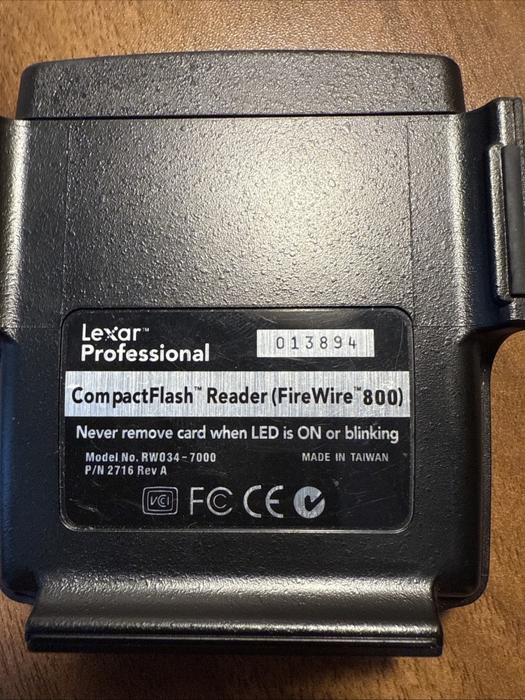 Lexar Professional UDMA High-speed FireWire 800 CompactFlash Reader