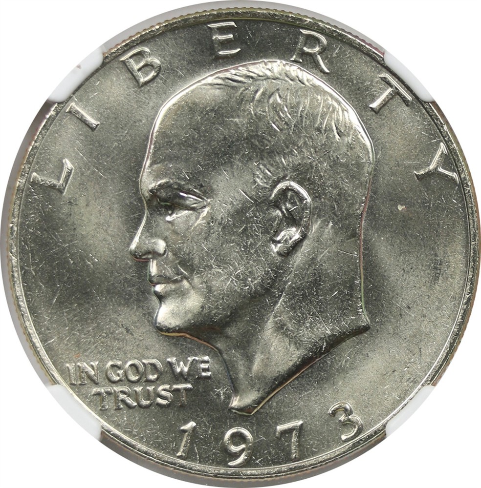 1973 $1 NGC MS 65 Eisenhower IKE Dollar
