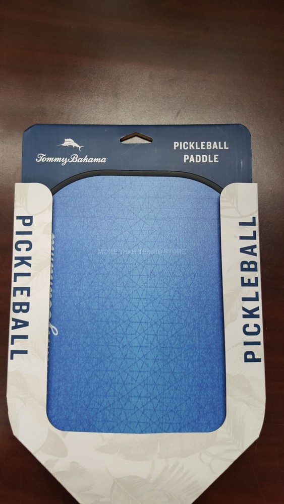 Tommy Bahama Pickleball Paddle Textured Surface Light Blue Polypropylene honey