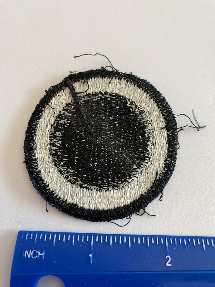 US Army 1st Corps White Black Circle INV5471