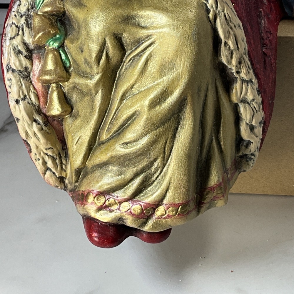 Old World Santa St. Nick Studio Ceramic Hand Painted Shelf Sitter 14” Tree