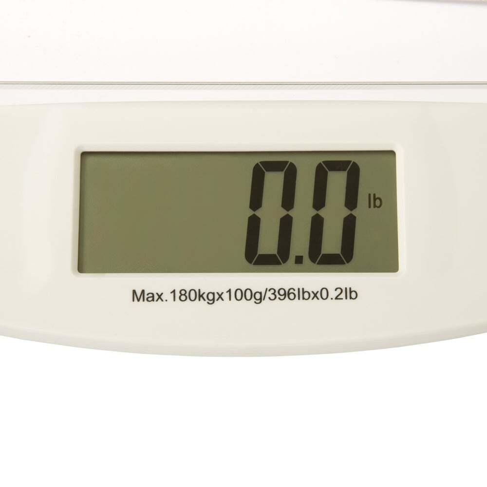 Bluestone Digital Glass Bathroom Scale: 396 lb Capacity, LCD Display