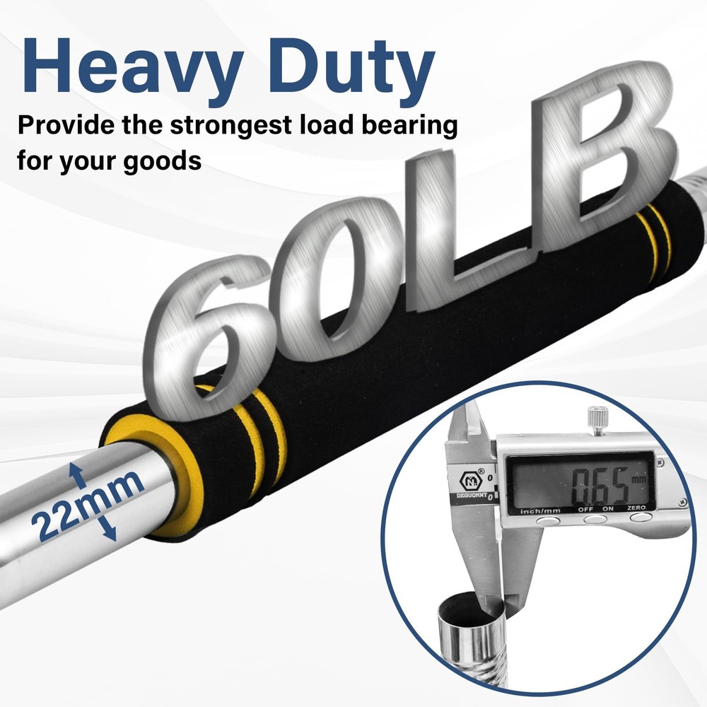 Cargo Grabber Tool for Truck Bed – 3473.5 Inch Long Reach Retriever, 2 Hooks