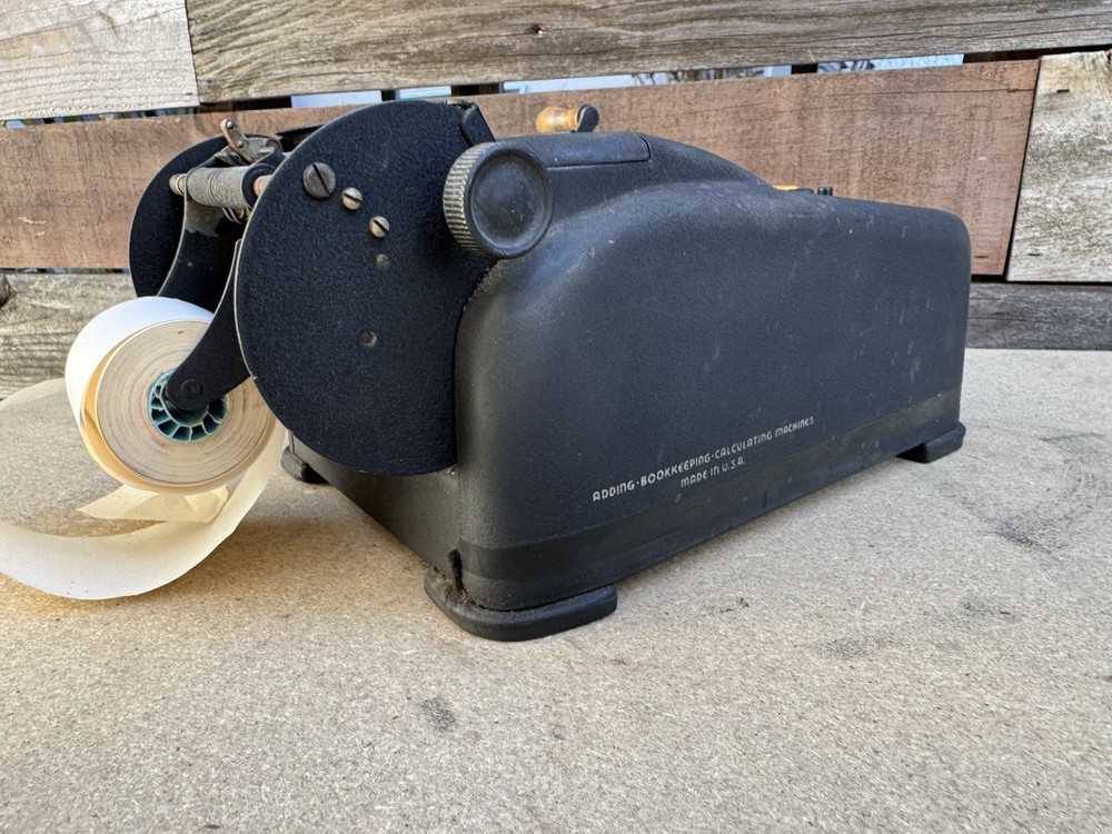 Remington Rand Adding Machine 1940s Vintage Bookkeeping