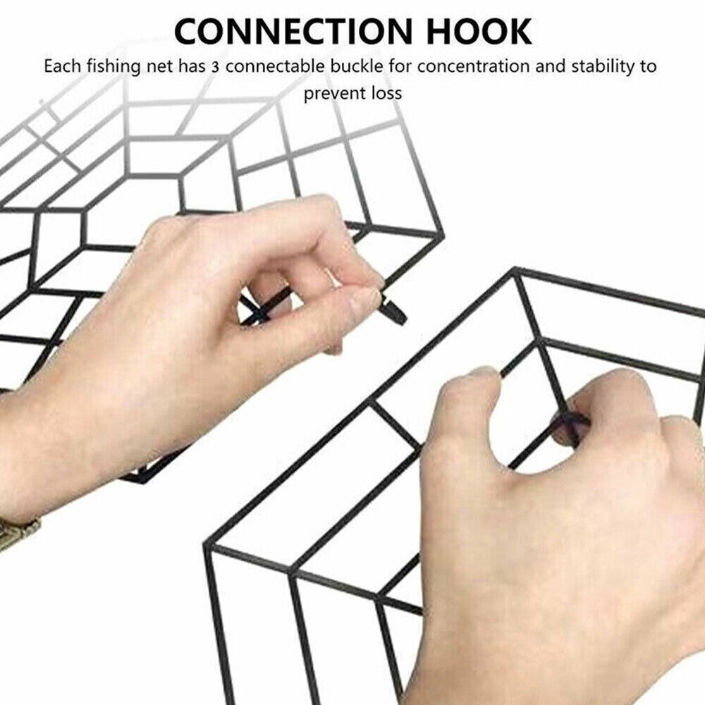 60pcs Pond Fish Guard Protector Plastic Floating Net Rings Protective Cover Tool