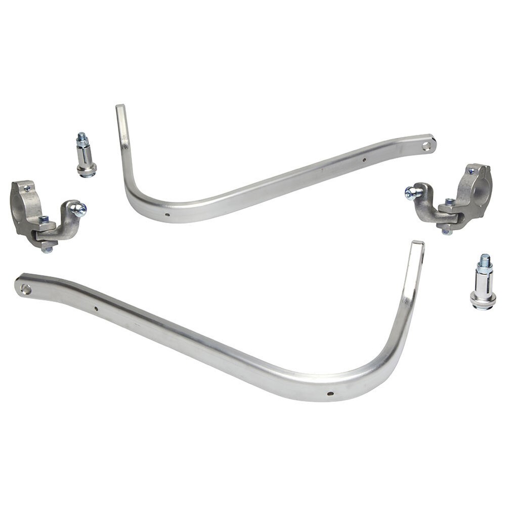 Barkbusters BHG-151-00-NP Universal Two Point Mounted Handguards Silver 7/8"Bars