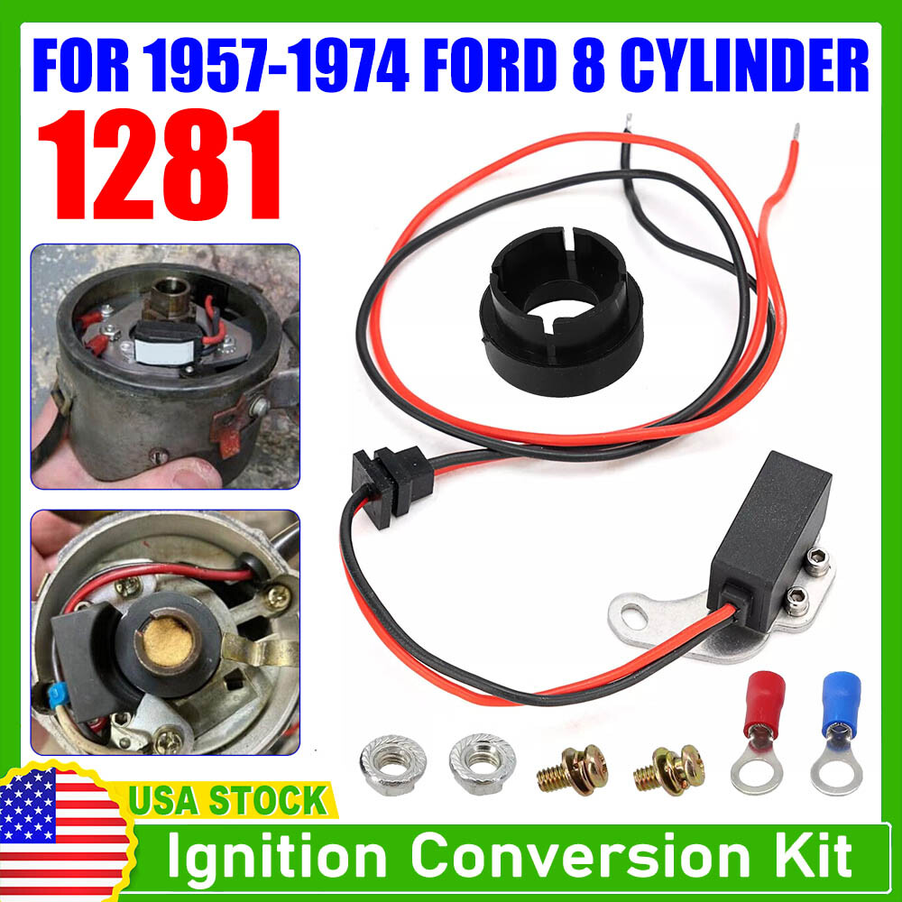 For Ford V8 Pertronix 1281 Ignition Points-to-Electronic Conversion Kit Ignitor