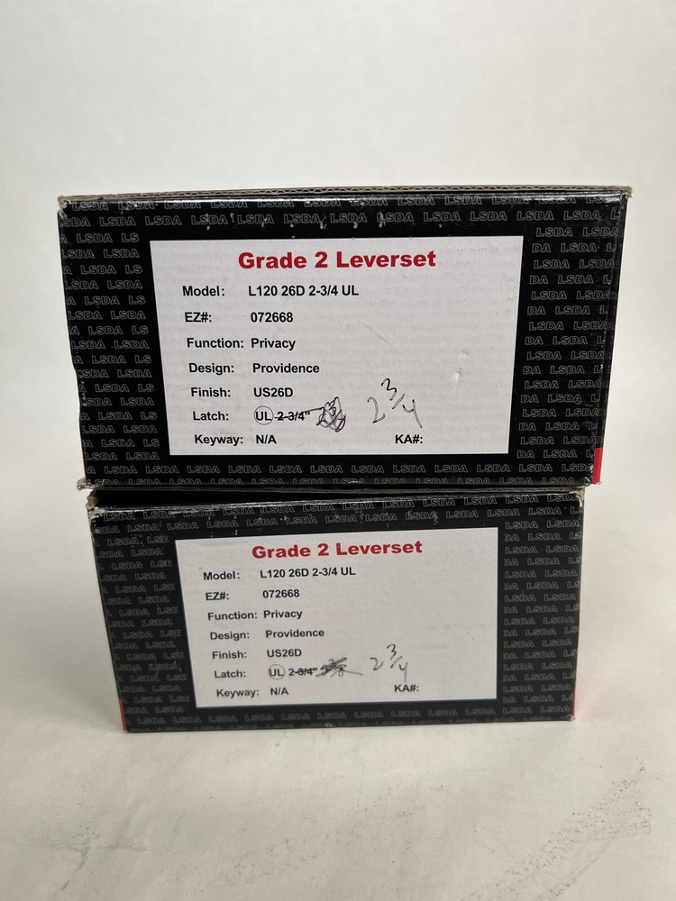 2 LSDA L100 Series Grade 2 Leversets Commercial Medium Duty
