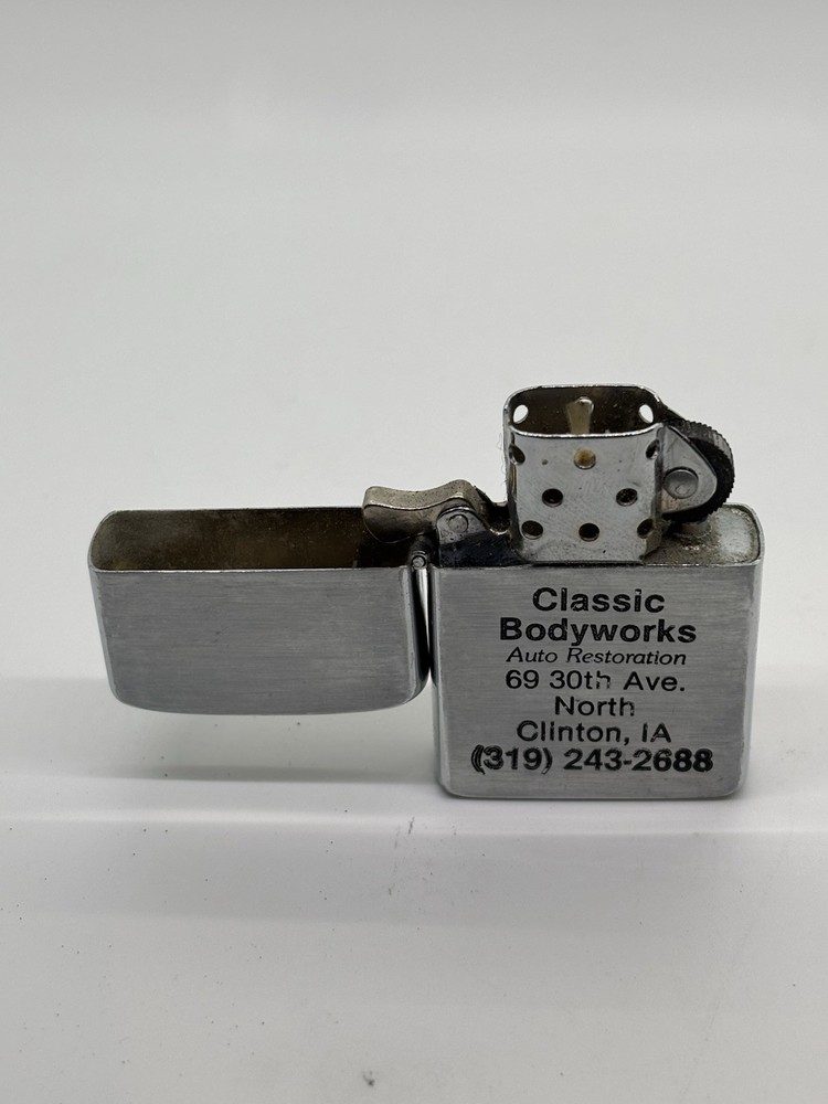 Classic Bodywork’s Clinton, IA Cigarette Lighter Chrome Finish Untested
