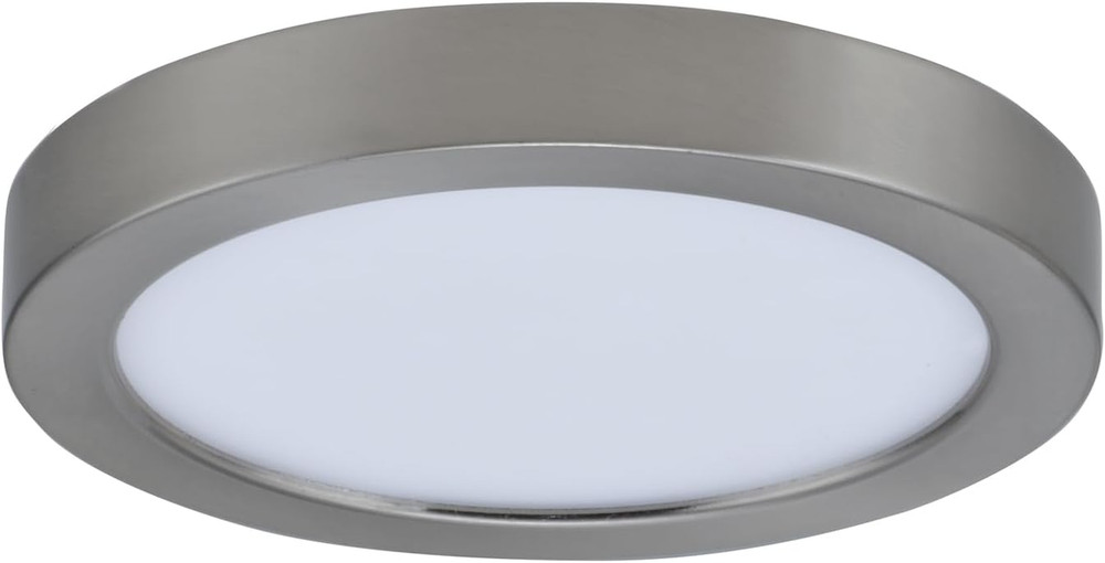 7-3/8" Wide Single LED Ceiling Fan Light Kit - Brushed Nickel
