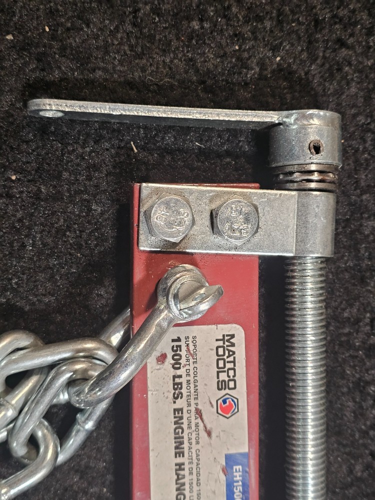 Matco Tools EH1500 1500Lbs 18"L Engine Hanger, Burgundy