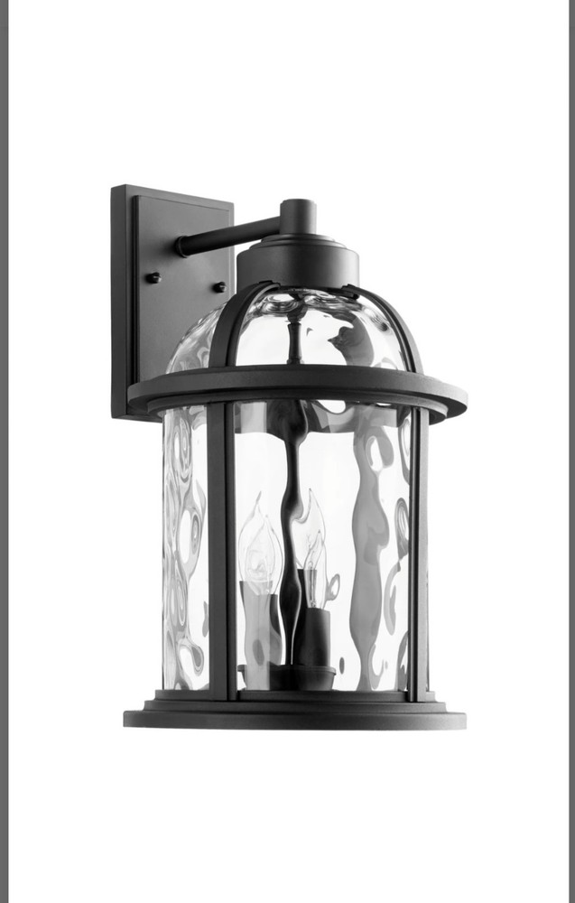 Quorum 7760-4-69, 18" 4-Light Black Outdoor Wall Light