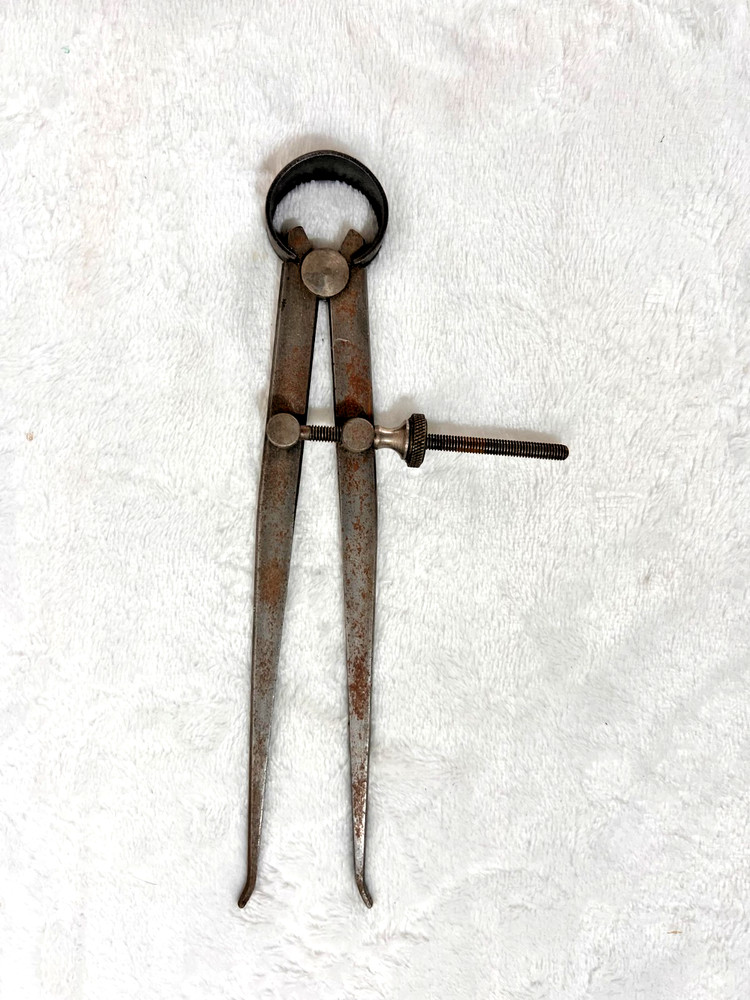 Union Tool Co. Calipers Spring Joint Flat Leg Inside 6" Vintage