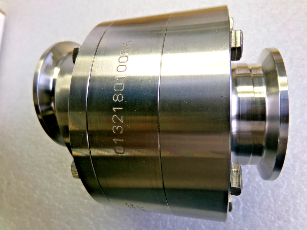 YGROS 2" Horizontal EDF Springless Eccentric 3A Stainless Tri-Clamp Check Valve