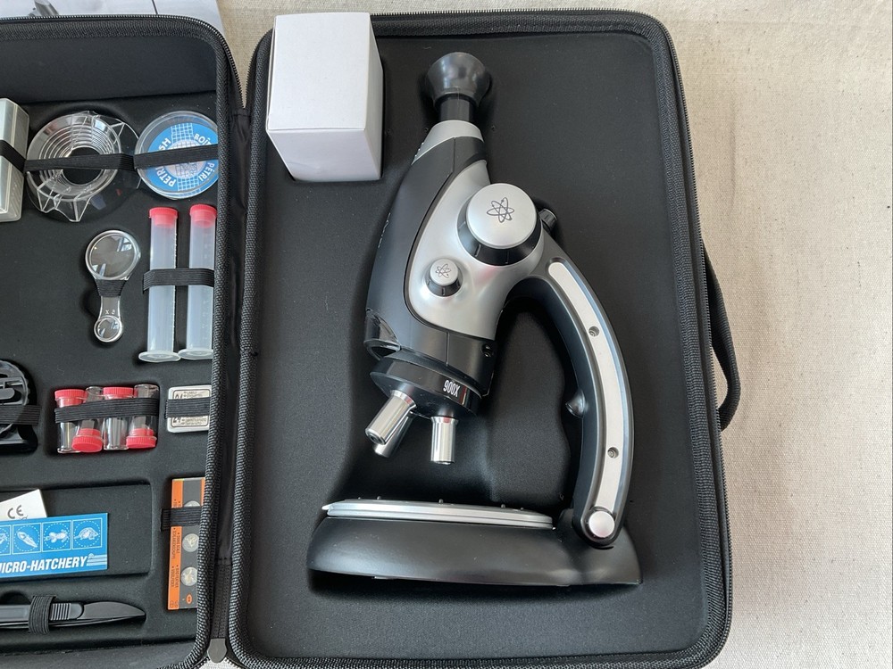 Edu Science 900x Macro View Microscope With Case Edu Science Microscope complete