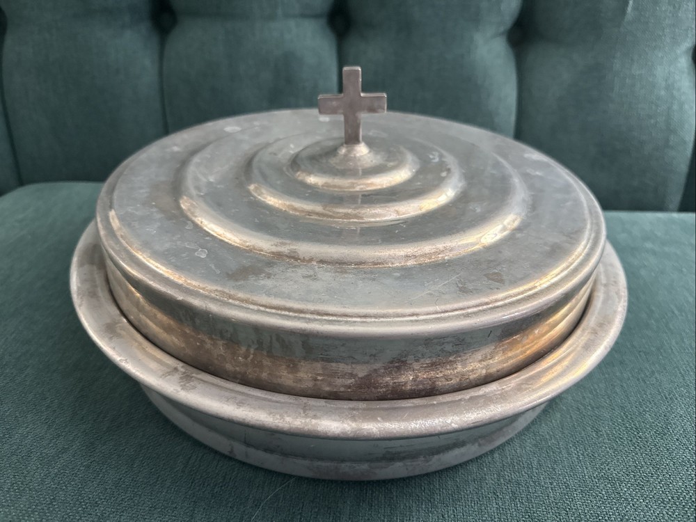 Revell-Ware Aluminum Communion Tray Stackable 40-Hole Insert w/ Glasses