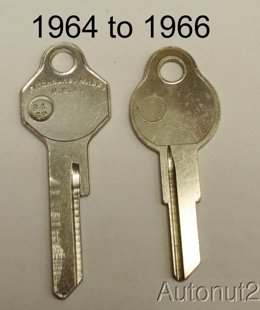 Studebaker Keys Blanks 1964 1965 1966 uncut