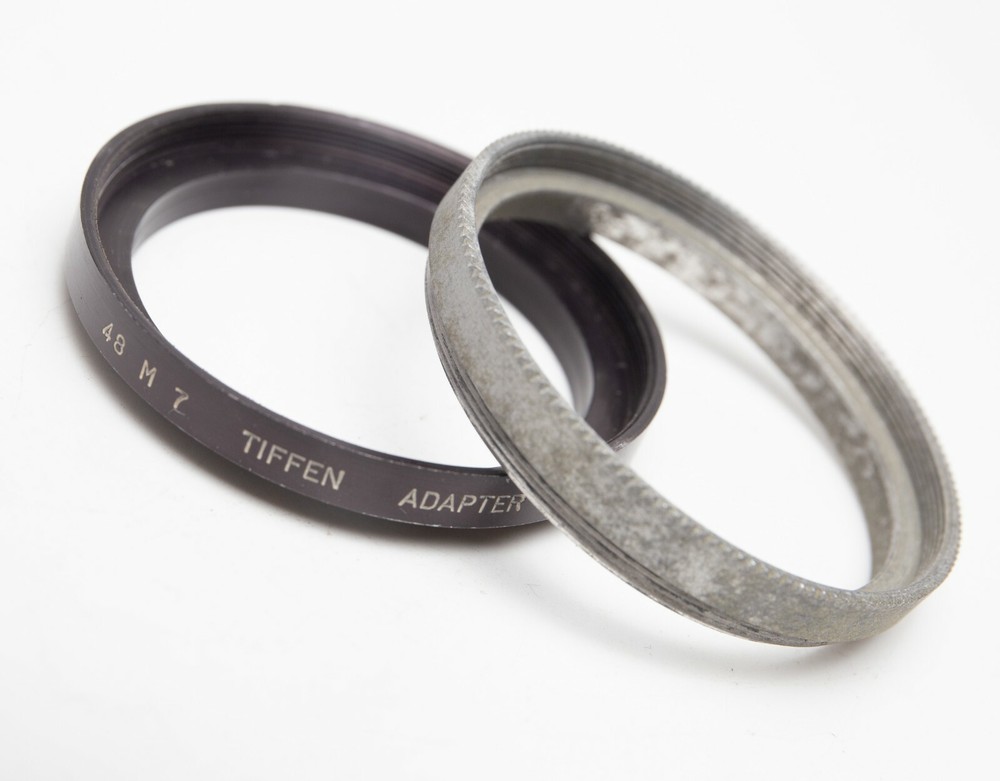 48mm Tiffen Thread Series VII (7) Adapter Filter Holder & Retaining Ring 48 M 7