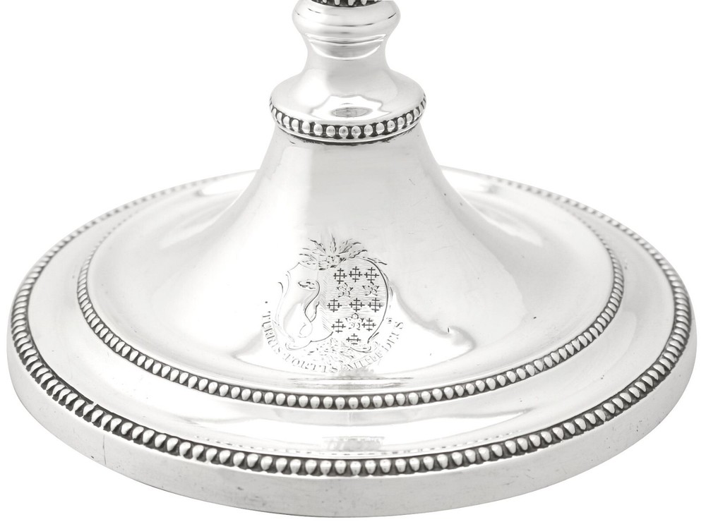 Sterling Silver Candlesticks - Antique George III