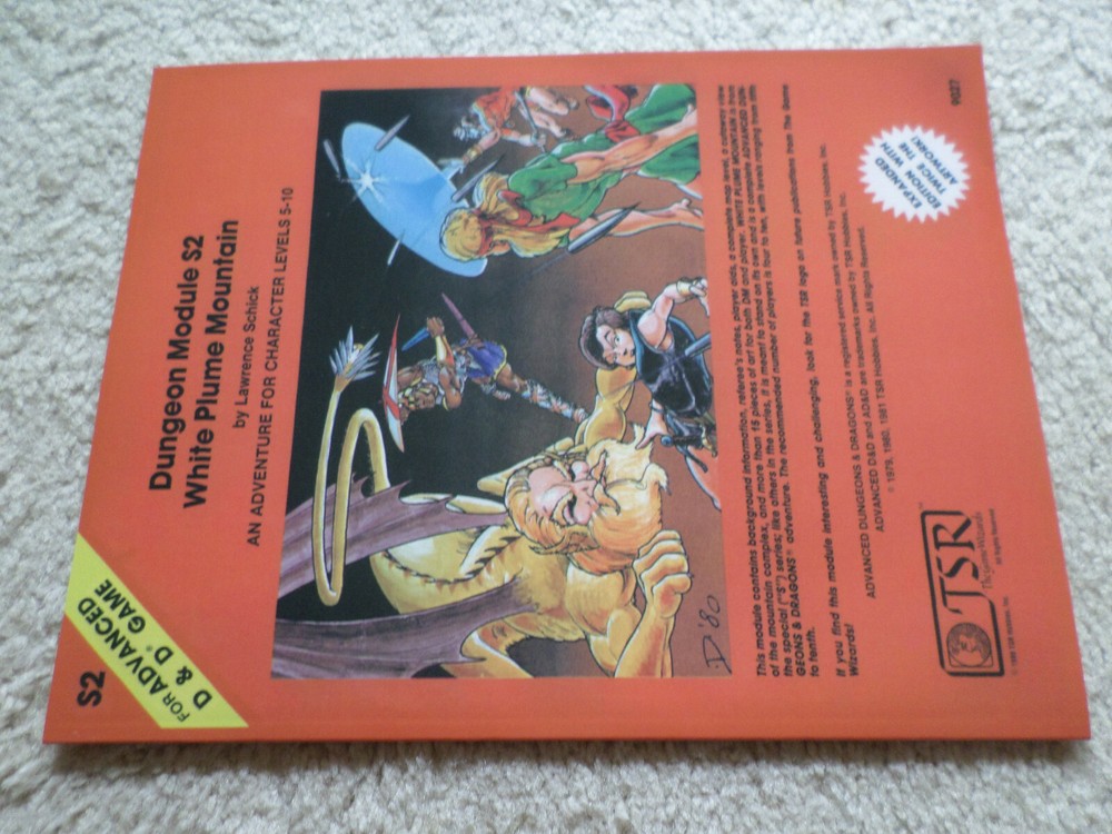 White Plume Mountain    S2    Dungeons & Dragons adventure module