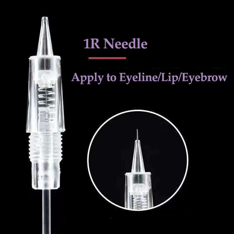 Replacement Tattoo Permanent Makeup Kit Cartridge Tips for Eyebrow lip Eyeliner