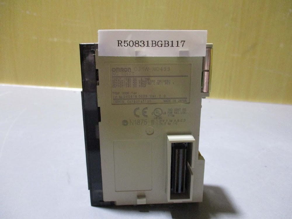 OMRON CJ1W-NC433 NC Unit Numerical Control Module USED