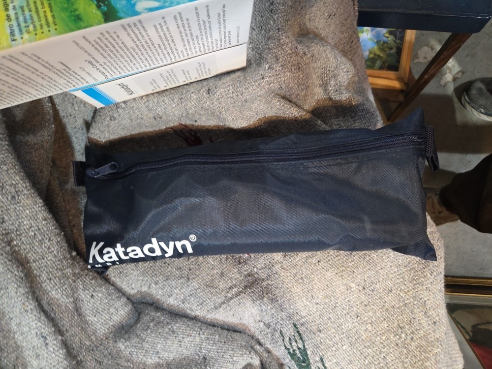 Katadyn Combi water filter Kit with Add-on Countertop Accessory Open Box.