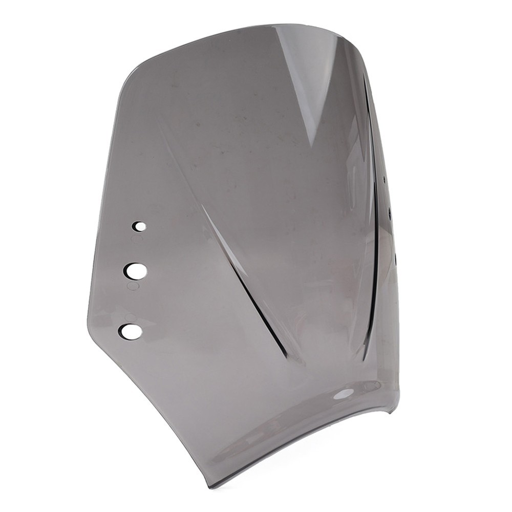 Universal Motorcycle Windscreen Windscreen Deflector Wind Shield Grey