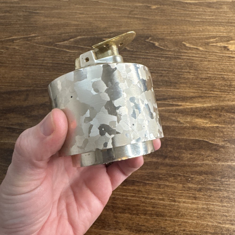 Vintage Ronson MCM Metal Table Top Lighter