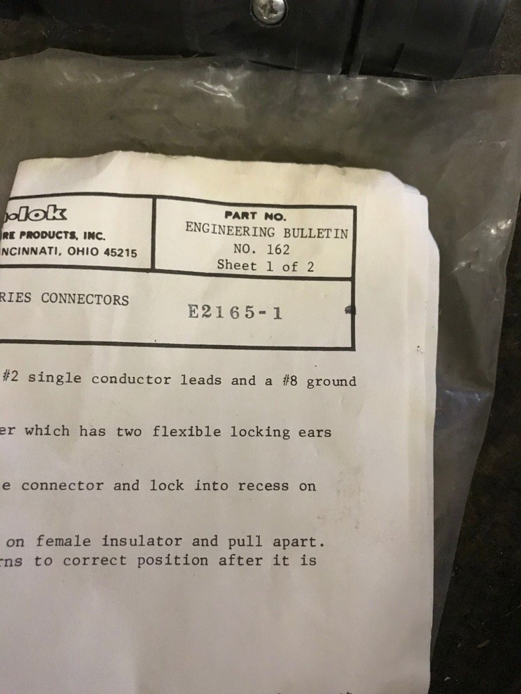 CAM LOK E2165-1 CONNECTOR