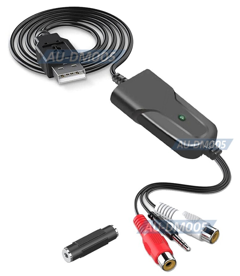 USB 2.0 Audio Recorder For Converting Vinyl Cassette To CD/MP3 Audio Encoder