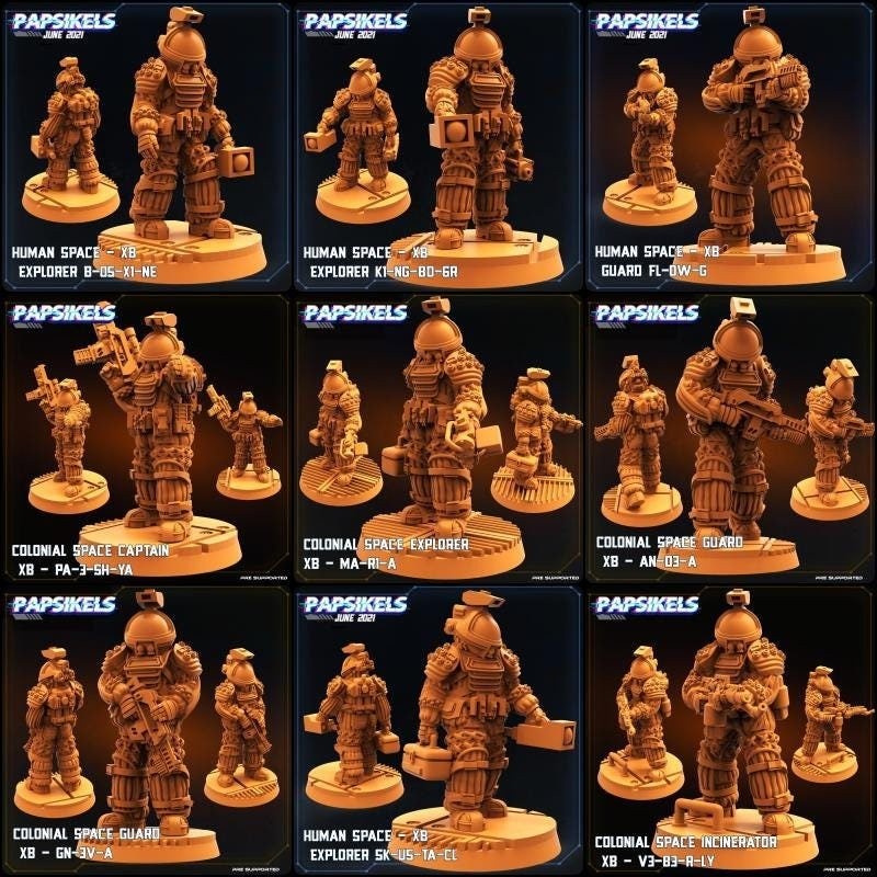 Papsikels Alien Artifact Explorers Miniature