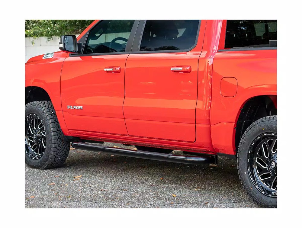 Ionic 3" Black Nerf Bars Fit 2010-2025 RAM 2500/3500 Mega Cab